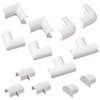 13 Piece Accessory Pack for 20x10mm Trunking White