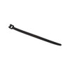 Prolink Hook & Loop Cable Ties – Length 302mm, Colour Black, Pack 100 pcs