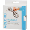 Velcro One-Wrap Adjustable Wrap, 5M, White