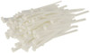 Releasable Cable Ties, 7.2x150mm, White