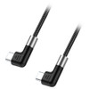 TYPE-C TO TYPE-C RIGHT ANGLE CABLE 100W 1M