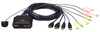 ATEN 2 PORT USB 4K @60HZ HDMI CABLE KVM SWITCH