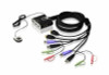 ATEN 2 PORT USB HDMI CABLE KVM SWTCH
