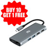 9 in 1 USB-C Multiport Docking Station Pack of 11