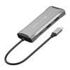 j5create Mini Dock JCD396 6 Port(s) USB Type C Docking Station for Workstation - Charging Capability - Space Gray - Portable - 2 Displays Supported - 4K @ 60Hz, FHD @ 144Hz, QHD @ 120Hz, 4K, 4K @30Hz, FHD @ 240Hz, QHD @ 144Hz, FHD @ 60Hz - 3840 x 2160, 19