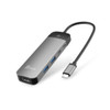 j5create JCD3002 7 Port(s) USB Type C Docking Station for Notebook - Charging Capability - Space Gray - 1 Displays Supported - 4K @ 60Hz, 4K - 3840 x 2160