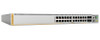 Allied Telesis 24-port 100/1000T PoE+ stackable L3 switch with 4 SFP+ ports and 2 fixed power supplies, AU Power Cord.