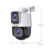 Tenda (CH10) 10MP Dual-lens Linkage Outdoor Wi-Fi Pan/Tilt Camera