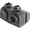 PS2026 CIG SOCKET WITH DUAL USB PORTS PANEL/ SURFACE MOUNT