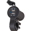 PS2128 MOTORCYCLE DUAL USB CHARGER