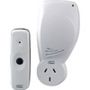 HPM D641/PILR 70M 240V WIRELESS DOOR CHIME LONG RANGE BELL& PIGGY BACK AC
