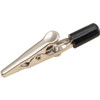 HC508B ALLIGATOR CLIP BLACK SCREW TERMINATING