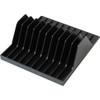 FISCHER PLASTIC 1A050BK SINGLE CD CASE FLIP TRAY HOLDS 10 CD CASES