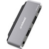 MBEAT UCDP6 ELITE MINI 4-IN-1 USB-C HUB 4K HDMI PD 3.5MM