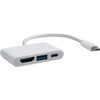 PRO2 HUB3CHD 3 PORT USB-C HUB 15CM LEAD 1XHDMI 1X USB3 1X USB-C