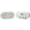 KORJO KAUKDA DUAL AUST. TO SINGLE UK TRAVEL ADAPTOR KORJO