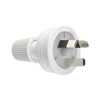 HPM CD100LWE 3 PIN PVC PLUG TOP WHITE
