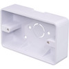 PRO2 BP34 BACK BOX FOR WALL PLATE MOUNTING BLOCK 34MM DEPTH 120MM X 74MM X 34MM