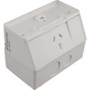 TRANSCO P1WP IP53 SINGLE POWER POINT 10A OUTDOOR WEATHERPROOF