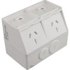 TRANSCO P2WP IP53 DOUBLE POWERPOINT OUTDOOR WEATHERPROOF