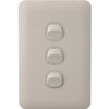 TRANSCO S3W SUPER SLIM TRIPLE LIGHT SWITCH WAFER SERIES