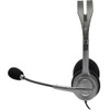 Logitech H110 Stereo Headset Over-the-head Headphones 3.5mm Versatile Adjustable Microphone for PC Mac (LS)