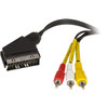 JONSA GPCS/3R SCART TO COMPOSITE LEAD - 1.5M FOXTEL APP F10273 JONSA RCA