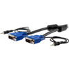 PRO2 LC1370 2M VGAAND AUDIO LEAD HD15 PLUG TO PLUG WITH 3.5MM STEREO