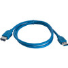 PRO2 LC7256 USB3.0 USB-A PLUG TO SOCKET 1M EXTENSION LEAD