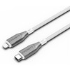 CYGNETT LC7930 1M LIGHTNING TO USB-C 30W CHARGE LEAD WHITE ARMOURED