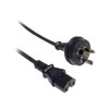 DOSS K9HT-1MB 1M HIGH TEMP NOTCHED IEC LEAD HOT APPLIANCE CORD IEC-C15