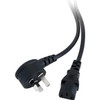 DOSS K9-2MTR IEC C13 POWER LEAD - 2M RIGHT ANGLE POWER END - BLACK