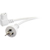 DOSS K9-RA2MTW 2M RIGHT ANGLE IEC POWER LEAD RIGHT ANGLE IEC END - WHITE