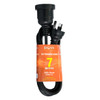 DOSS EXL7MB 7M POWER EXTENSION LEAD BLACK
