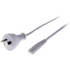 DOSS 720ACW 240V AC MAINS TO FIG 8 - 2M IEC-C7 ROUND FIG8 WHITE