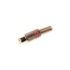 PD3164 RCA LINE SOCKET GOLD (RED) SPRING PROTECTION