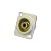 AMPHENOL PD3202 RCA D SHELL SOCKET BLACK