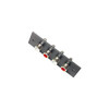 PD3549 RCA SOCKET BAKELITE PLATE 4X QUAD 4