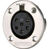 AMPHENOL EP6-13P 6-PIN PANEL MOUNT SOCKET HIGH PERFORMANCE SPEAKER CONNECTOR