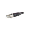 MX3LS 3 PIN MINI XLR LINE SOCKET