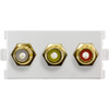 PRO2 MWI13RCA3 3 X RCA MODULE FOR MW13FR 3 X RCA SOCKET TO SOCKET