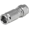 PR1014 F' COMPRESSION RG6QUAD PLUG NO INNER LINER TYPE