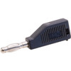 PW1615 4MM STACKING BANANA PLUG BLACK PLUG BLACK