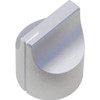 PD2227SA SILVER KNOB WITH SET SCREW 22MM DIAMETER ALUMINIUM