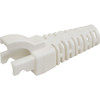 T3 PK4095 7.5MM WHITE RJ45 RUBBER BOOT TRIMMABLE 5.5-7.0MM SNAP PK100