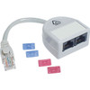 PK4517 RJ45 SPLITTER VOICE TO VOICE 100MM CORD 3-U3