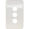CLIPSAL PK4593 3 GANG WALL PLATE WHITE CLIPSAL 2000 SERIES