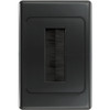 PRO2 PRO1272B BLACK BRUSH WALL PLATE SUITS CLIPSAL