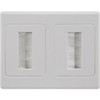 PRO2 PRO1273 DUAL BRUSH WALL PLATE SUITS CLIPSAL