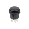SP4105 IP56 ON/OFF BLACK PUSH BUTTON DPST 6AMP 250VAC - QC LUGS